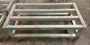 (2) 36" X 20" ALUMINUM DUNNAGE RACK