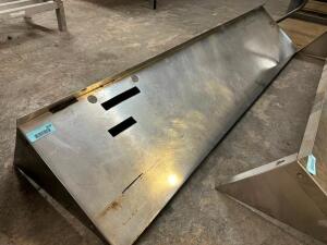 72" X 18" STAINLESS WALL SHELF