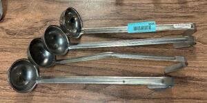 (4) STAINLESS LADLES