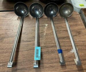 (4) STAINLESS LADLES