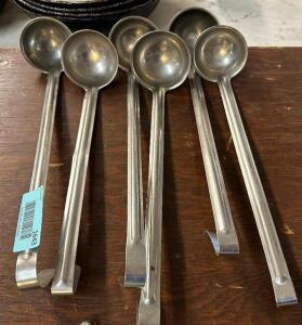 (6) STAINLESS LADLES