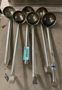 (6) STAINLESS LADLES