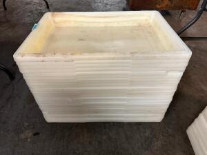 (24) PLASTIC DOUGH BOXES