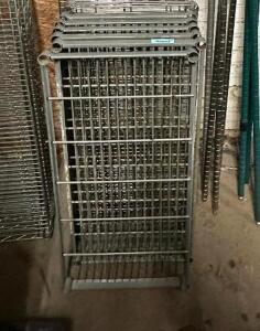 (6) 36" X 18" METAL SHELVING INSERTS