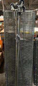 72" X 24" FIVE TIER METRO SHELVING UNIT