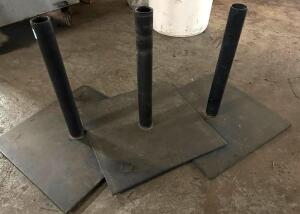 (3) PATIO UMBRELLA BASES