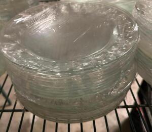 (20) 9" GLASS PLATES