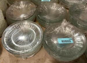 (40) 7 1/2" GLASS PLATES