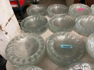 (60) 7 1/2" GLASS PLATES