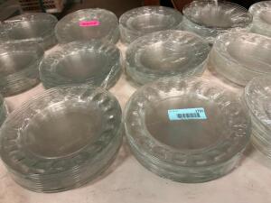 (60) 7 1/2" GLASS PLATES