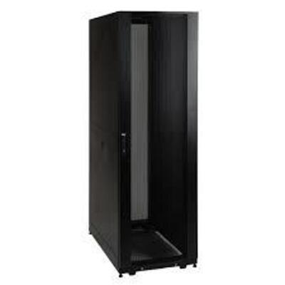 DESCRIPTION: (1) MID-DEPTH SERVER RACK CABINET BRAND/MODEL: TRIPP LITE #SR42UBMDEXP INFORMATION: BLACK, MESH SIZE: 77" X 35" X 24" RETAIL$: $1452.68 E