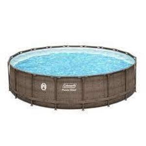 DESCRIPTION: (1) ABOVE GROUND POOL BRAND/MODEL: COLEMAN INFORMATION: POWER STEEL SIZE: 18' X 48" RETAIL$: $1080.00 EA QTY: 1