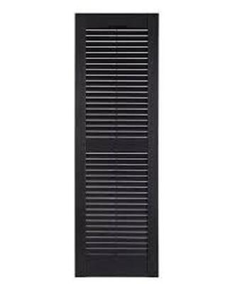 DESCRIPTION: (1) SET OF (2) SHUTTERSBRAND/MODEL: PREMIEREINFORMATION: LOUVERED, BLACKSIZE: 15" X 51"RETAIL$: $42.48 EAQTY: 1