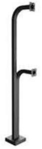 DESCRIPTION: (1) DUAL PEDESTAL, PAD MOUNT INFORMATION: BLACK, STEEL SIZE: 72" RETAIL$: $449.44 EA QTY: 1