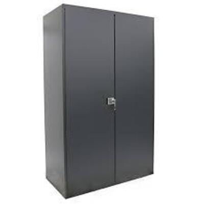 DESCRIPTION: (1) INDUSTRIAL ELECTRONIC LOCKING CABINET BRAND/MODEL: VELLEY CRAFT INFORMATION: DARK GRAY SIZE: 24" X 36" X 71.5" RETAIL$: $1660.00 EA Q