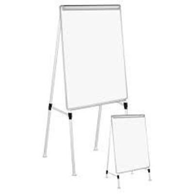 DESCRIPTION: (1) ADJUSTABLE BOARD EASEL BRAND/MODEL: UNIVERSAL #UNV43033 SIZE: ADJUSTABLE HEIGHT RETAIL$: $111.34 EA QTY: 1