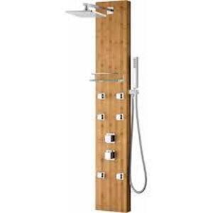 DESCRIPTION: (1) FULL BODY SHOWER COLUMN BRAND/MODEL: CRANE SERIES #SP-AZ058 INFORMATION: NATURAL BAMBOO SIZE: 59.05" X 9.84" RETAIL$: $514.99 EA QTY: