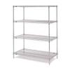 DESCRIPTION: (1) BULK STORAGE RACK BRAND/MODEL: METRO INFORMATION: CHROME SIZE: MUST COME INSPECT RETAIL$: $534.00 EA QTY: 1