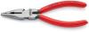 DESCRIPTION: (1) NEEDLE NOSE COMBINATION PLIERS BRAND/MODEL: KNIPEX #0821145 INFORMATION: RED SIZE: 5-3/4 RETAIL$: $32.84 EA QTY: 1