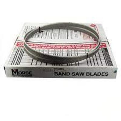 DESCRIPTION: (5) BAND SAW BLADES BRAND/MODEL: MORSE SIZE: 1-15 1-1/4 .042 5/7 RETAIL$: $42.99 EA QTY: 5