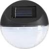 DESCRIPTION: (8) ROUND SOLAR LED LIGHT POD BRAND/MODEL: PURE GARDEN #50-131 INFORMATION: BLACK RETAIL$: $16.72 EA QTY: 8