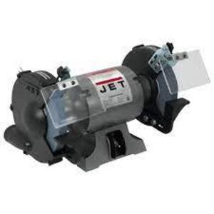 DESCRIPTION: (1) BENCH GRINDER BRAND/MODEL: JET #JBG-8B INFORMATION: GRAY SIZE: 8" RETAIL$: $359.99 EA QTY: 1