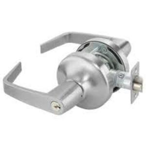 DESCRIPTION: (1) DOOR ENTRY HANDLE, CYLINDRICAL LEVER BRAND/MODEL: YALE #4707LN RETAIL$: $312.34 EA QTY: 1