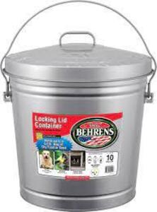 DESCRIPTION: (2) UTILITY TRASH CAN BRAND/MODEL: BEHRENS SIZE: 10 GALLON RETAIL$: $42.90 QTY: 2