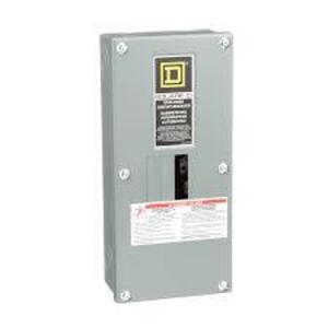 DESCRIPTION: (1) CIRCUIT BREAKER ENCLOSURE BRAND/MODEL: SQUARE D #QO3100BNS INFORMATION: 2 SPACES, 100 AMPS SIZE: 240 V, 50/60 HZ RETAIL$: $97.97 EA Q