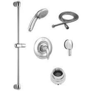 DESCRIPTION: (1) COMMERCIAL SHOWER SYSTEM KIT BRAND/MODEL: AMERICAN STANDARD #TU662221.002 INFORMATION: CHROME SIZE: 2.5 GPM RETAIL$: $179.40 EA QTY: