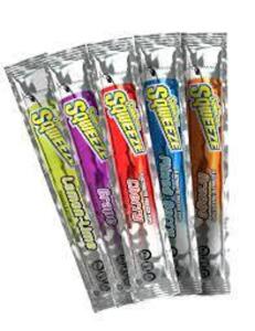 DESCRIPTION: (8) PACKS OF (10) FREEZER POPS BRAND/MODEL: SQWINCHER INFORMATION: 5 FLAVORS RETAIL$: $5.00 EA QTY: 8