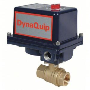 DESCRIPTION: (1) ELECTRONIC ACTUATED BALL VALVE BRAND/MODEL: DYNAQUIP #DE305 SIZE: 1 1/2 IN PIPE SIZE, FULL, 600 PSI CWP, 120V AC RETAIL$: $795.89 EA