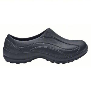 DESCRIPTION: (1) PAIR OF WORK SHOES, SLIP RESISTANT BRAND/MODEL: SCRUB ZONE #K13J224 INFORMATION: BLACK SIZE: 10, MENS RETAIL$: $30.21 EA QTY: 1