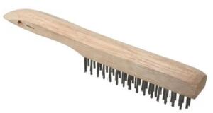 DESCRIPTION: (10) METAL BRISTLE BRUSHES BRAND/MODEL: WEILER SIZE: 4 ROWS, 16 COLUMNS RETAIL$: $10.91 EA QTY: 10