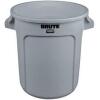 DESCRIPTION: (2) ROUND COMMERCIAL PLASTIC TRASH BI BRAND/MODEL: RUBBERMAID #FG261000GRAY INFORMATION: GRAY SIZE: 10 GALLON RETAIL$: $55.68 EA QTY: 2