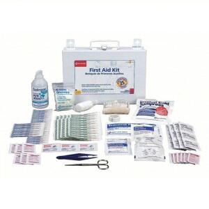 DESCRIPTION: (1) FIRST AID KIT BRAND/MODEL: FIRST AID ONLY #40JH46 INFORMATION: 25 PERSON KIT RETAIL$: $61.65 EA QTY: 1