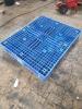 DESCRIPTION: (1) RACKABLE PLASTIC PALLET BRAND/MODEL: ULINE/H-1212 INFORMATION: BLUE, LOCATED AT SHAPIRO METAL SUPPLY SIZE: 48" X 40" RETAIL$: $155 QT - 3