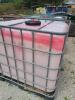 DESCRIPTION: (1) CAGED POLY TOTE SIZE: 275 GALLON RETAIL$: $426 QTY: 1