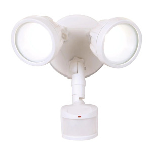 WHITE MOTION ACTIVATED LED SECURITY LIGHT