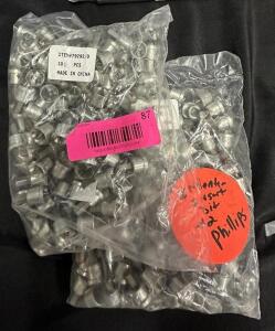 (2) 100CT BAGS OF SCREW INDENTER SET BITS #2