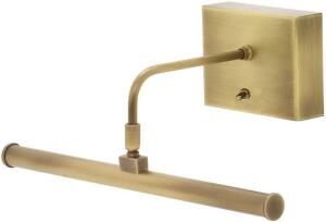 SLIM-LINE LED PICTURE LIGHT IN ANTIQUE BRASS