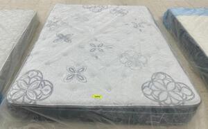 VICTORIA PILLOW TOP QUEEN MATTRESS WITH BOX SPRING ( NEW )