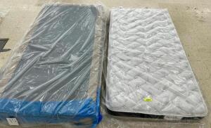 SLEEP INC 5" FOAM FACTORY SELE TWIN MATTRESS W/ BOX SPRING ( NEW )