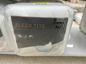 (2) SLEEP TITE QUEEN MATTRESS PROTECTOR