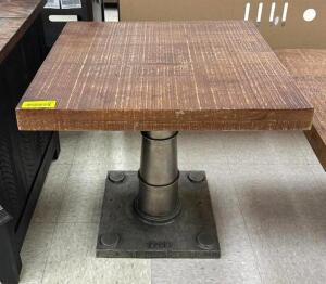 INDUSTRIAL LOOK END TABLE