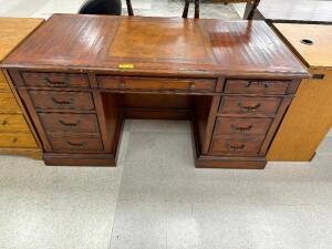 60" HARDWOOD OFFICE DESK