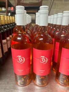 DESCRIPTION: (17) BOTTLES OF LINE 39 ROSE CALIFORNIA 20102 LOCATION: BAY 6 THIS LOT IS: SOLD BY THE PIECE QTY: 17