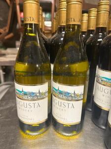 DESCRIPTION: (15) BOTTLES OF AUGUSTA WINERY CHARDONAY LOCATION: BAY 6 THIS LOT IS: SOLD BY THE PIECE QTY: 15