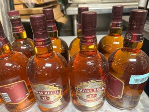 DESCRIPTION: (16) BOTTLES OF CHIVAS REGAL 12 SCOTCH WHISKEY LOCATION: BAY 6 THIS LOT IS: SOLD BY THE PIECE QTY: 16