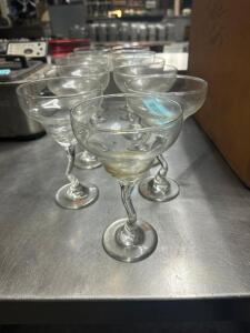 DESCRIPTION: (9) BAR GLASSES LOCATION: BAY 6 THIS LOT IS: SOLD BY THE PIECE QTY: 9